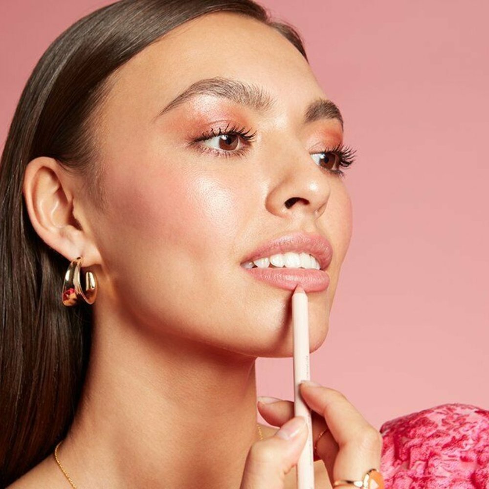 2 Pack Set Saint Luxe Duo Lip Pencil Liner Red & Pink (CRUSH & CUPID) Makeup - Picture 3 of 3